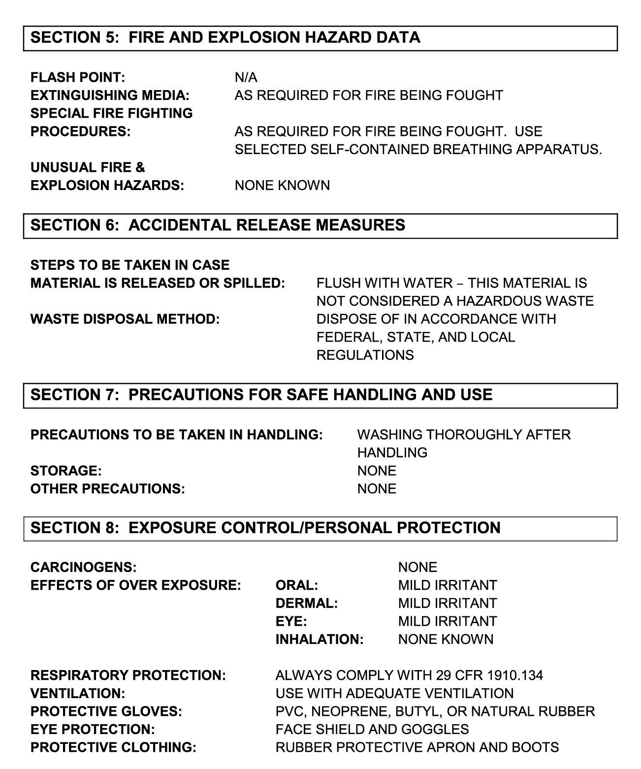 Soiltech MSDS - SoilTech